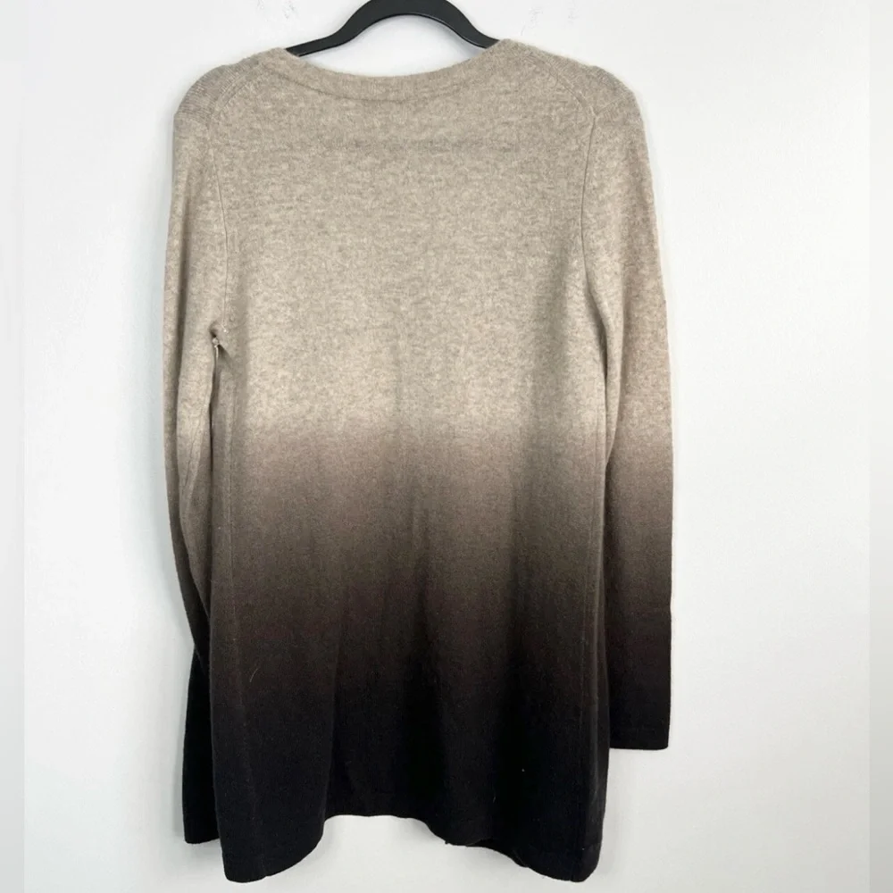 NWT! Cashmerecashmere Size S • 100% Cashmere Open Ombre Cardigan.